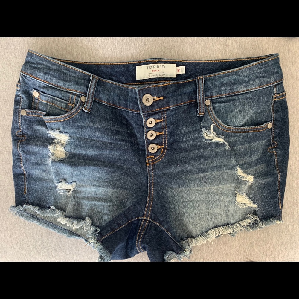Torrid Distressed Denim Jeans